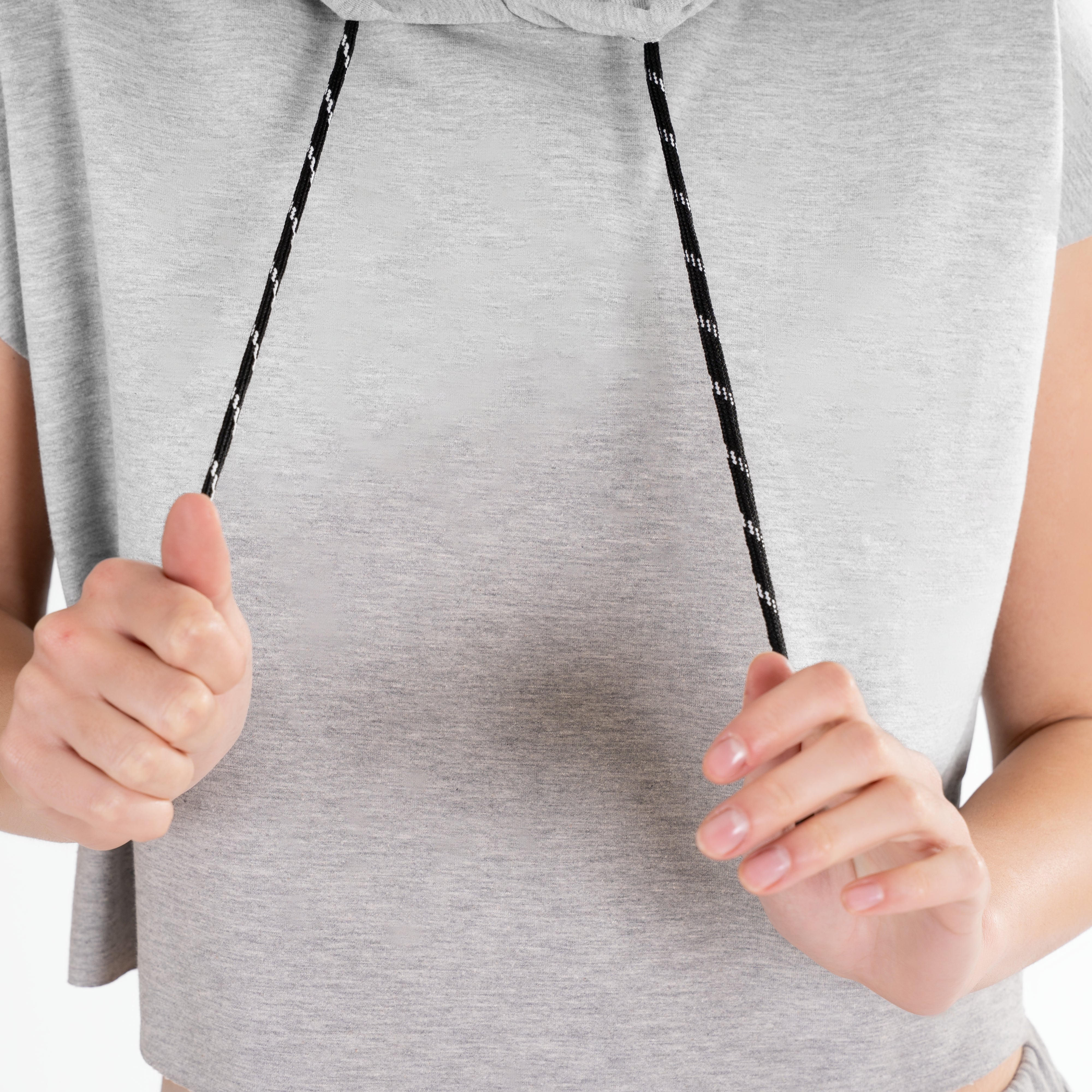 Bolt Crop Hoodie Top