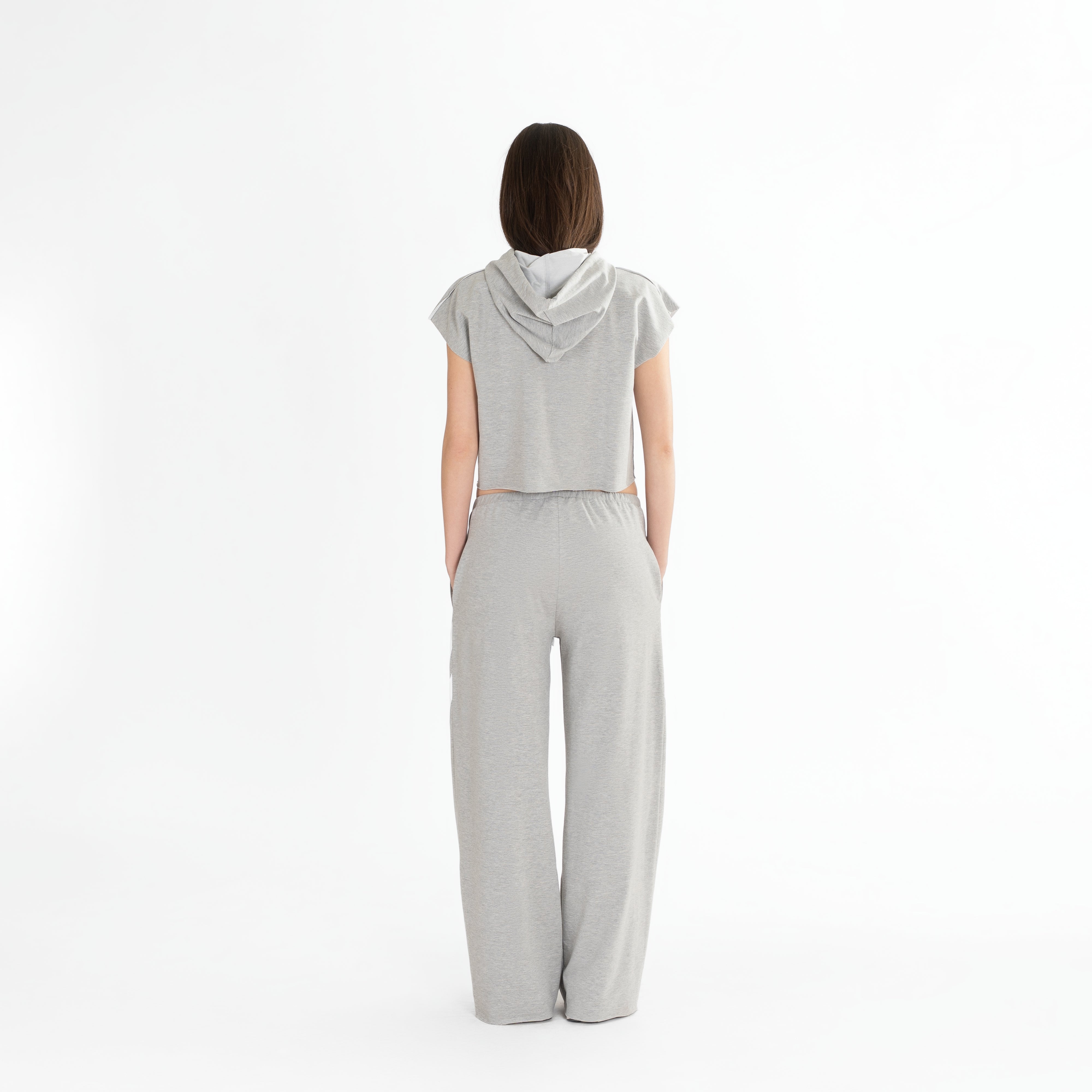 Bolt Crop Hoodie Top
