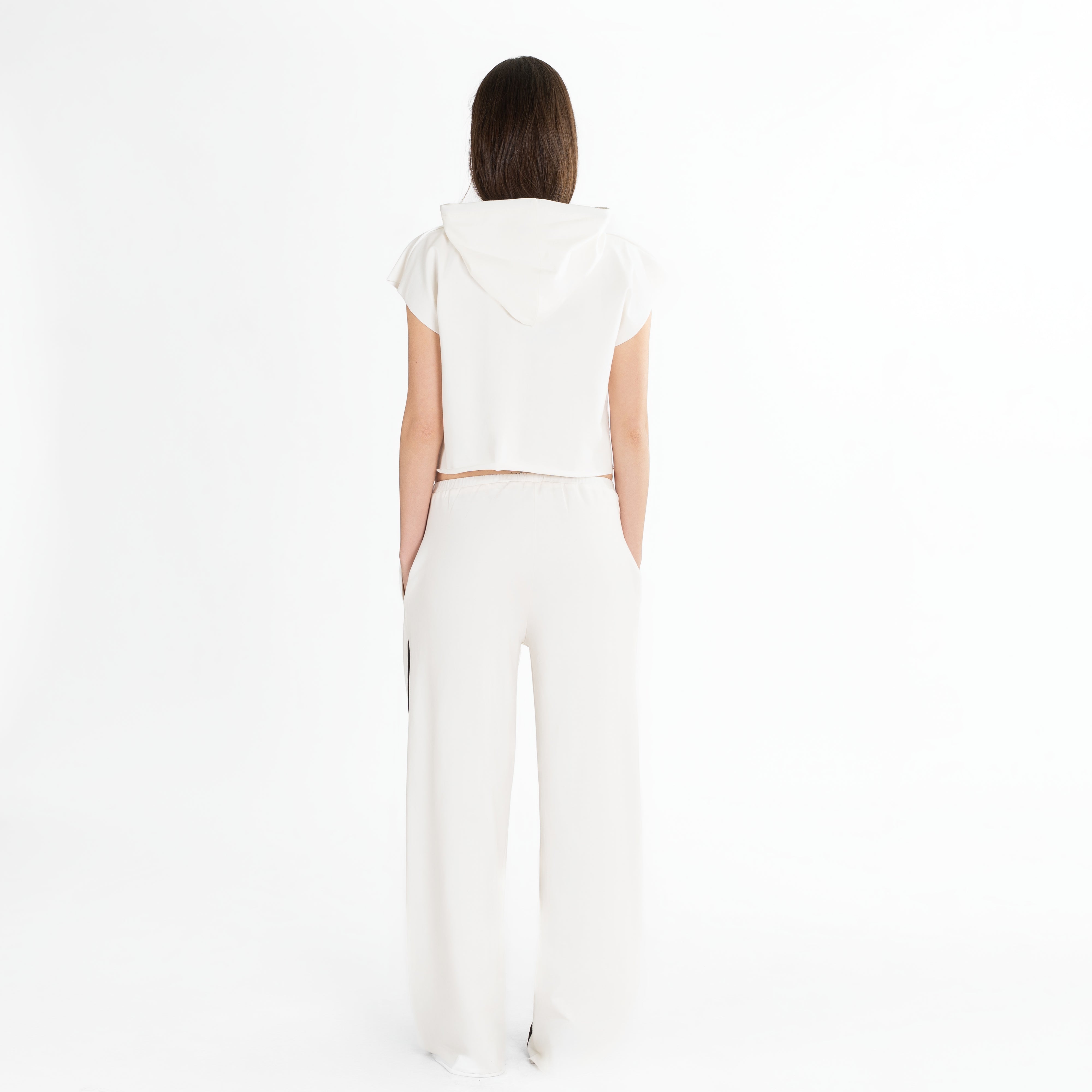 Wide-Leg Track Pants