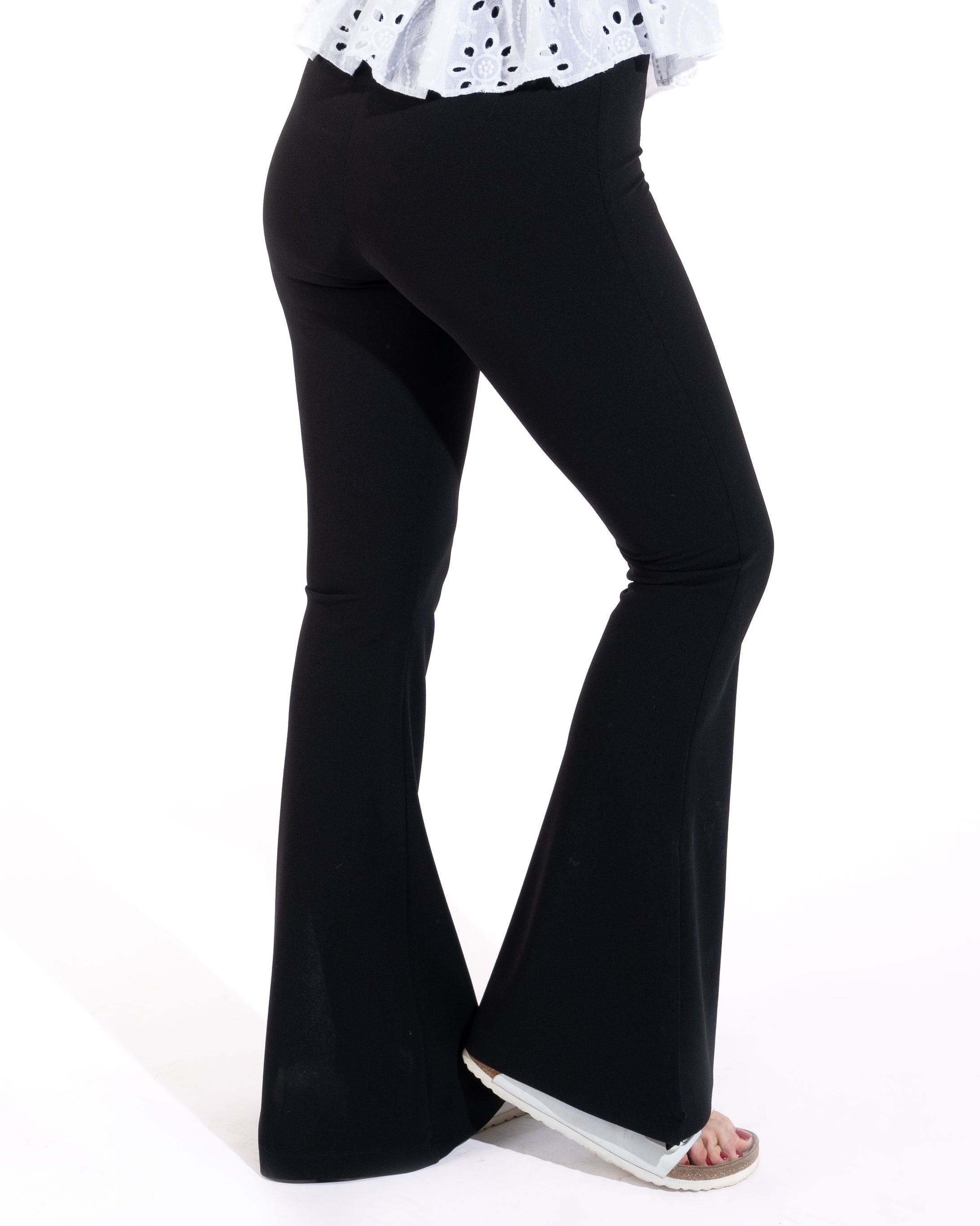 Flared Knit Pants