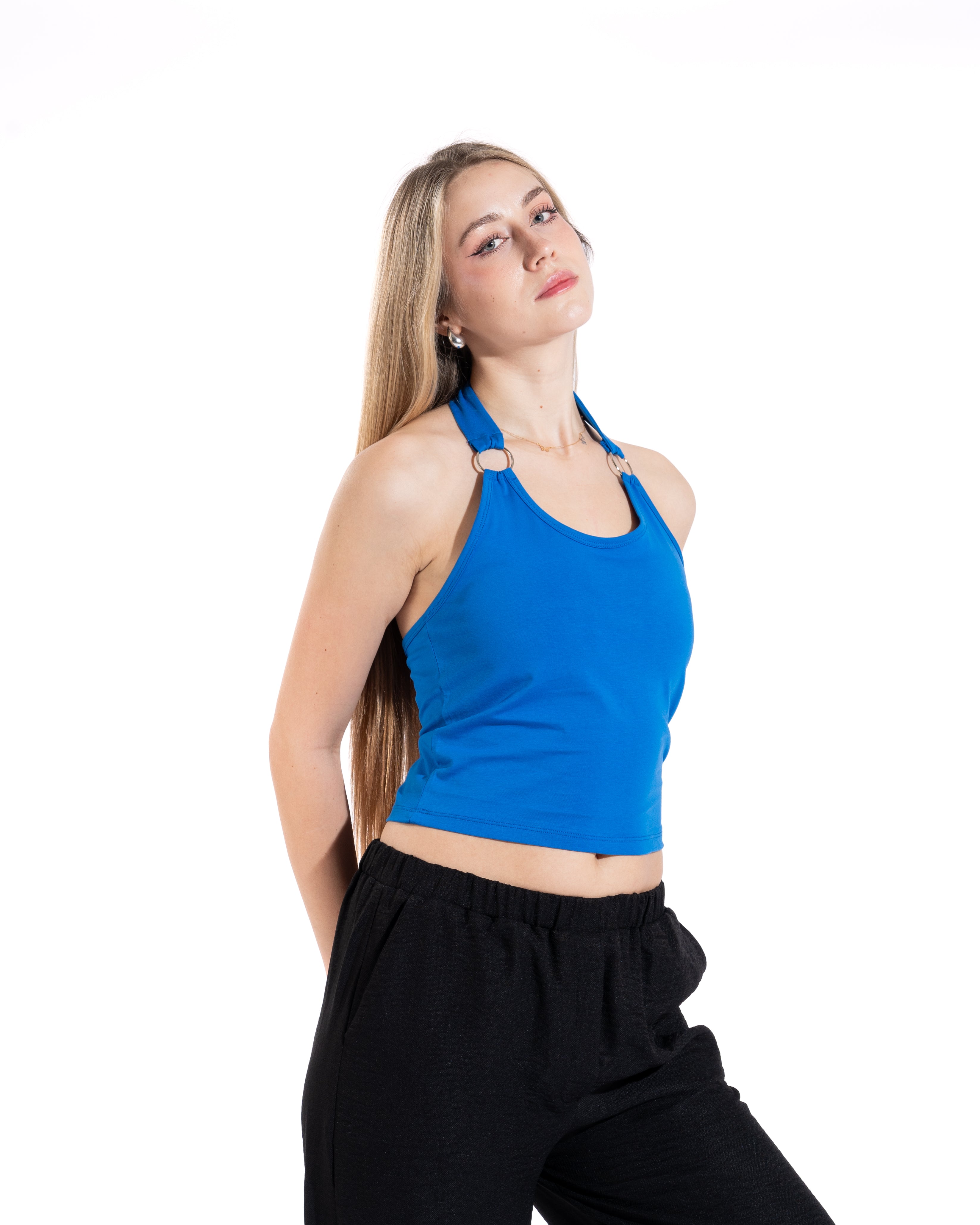 Ring Detail Halter Top