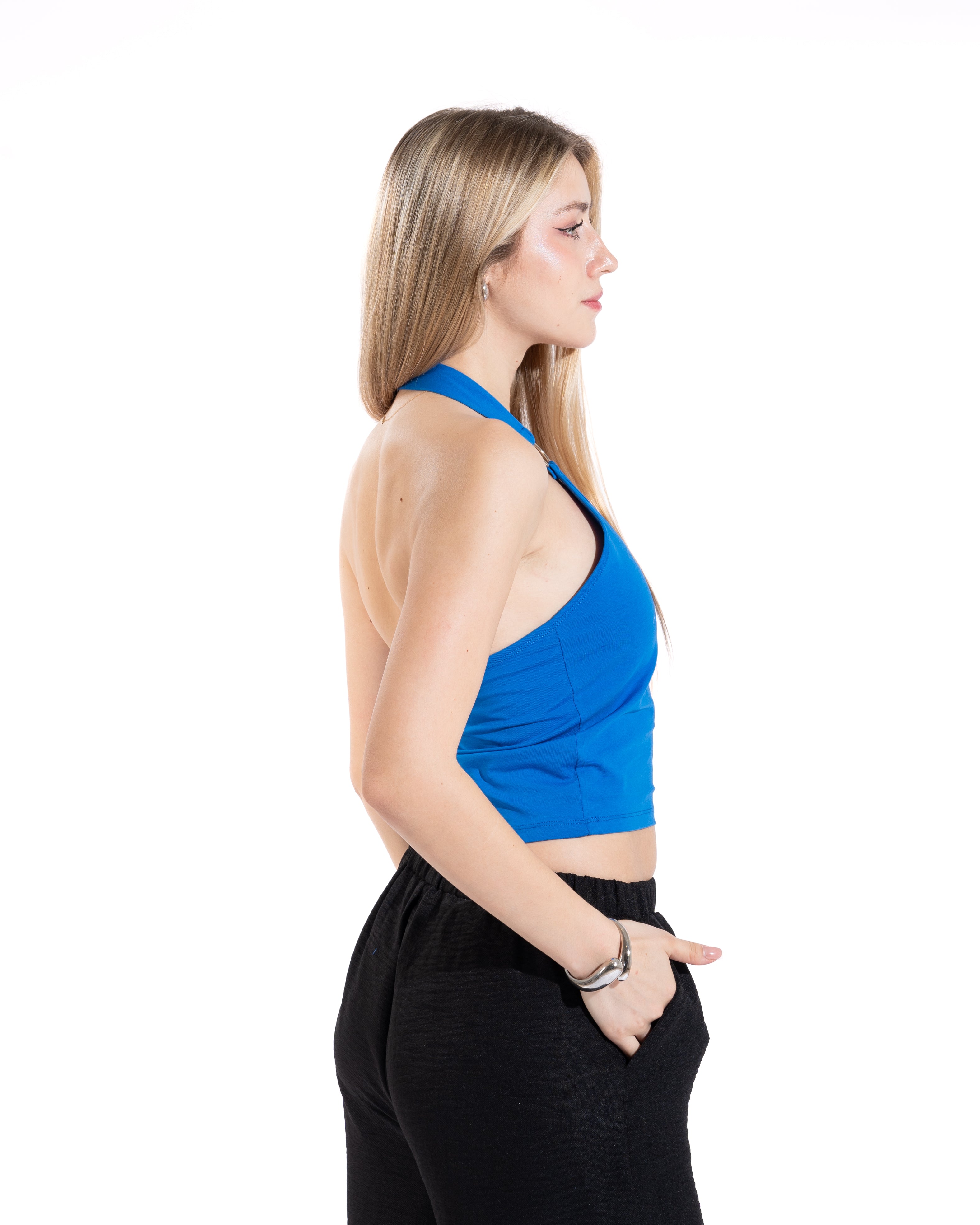 Ring Detail Halter Top