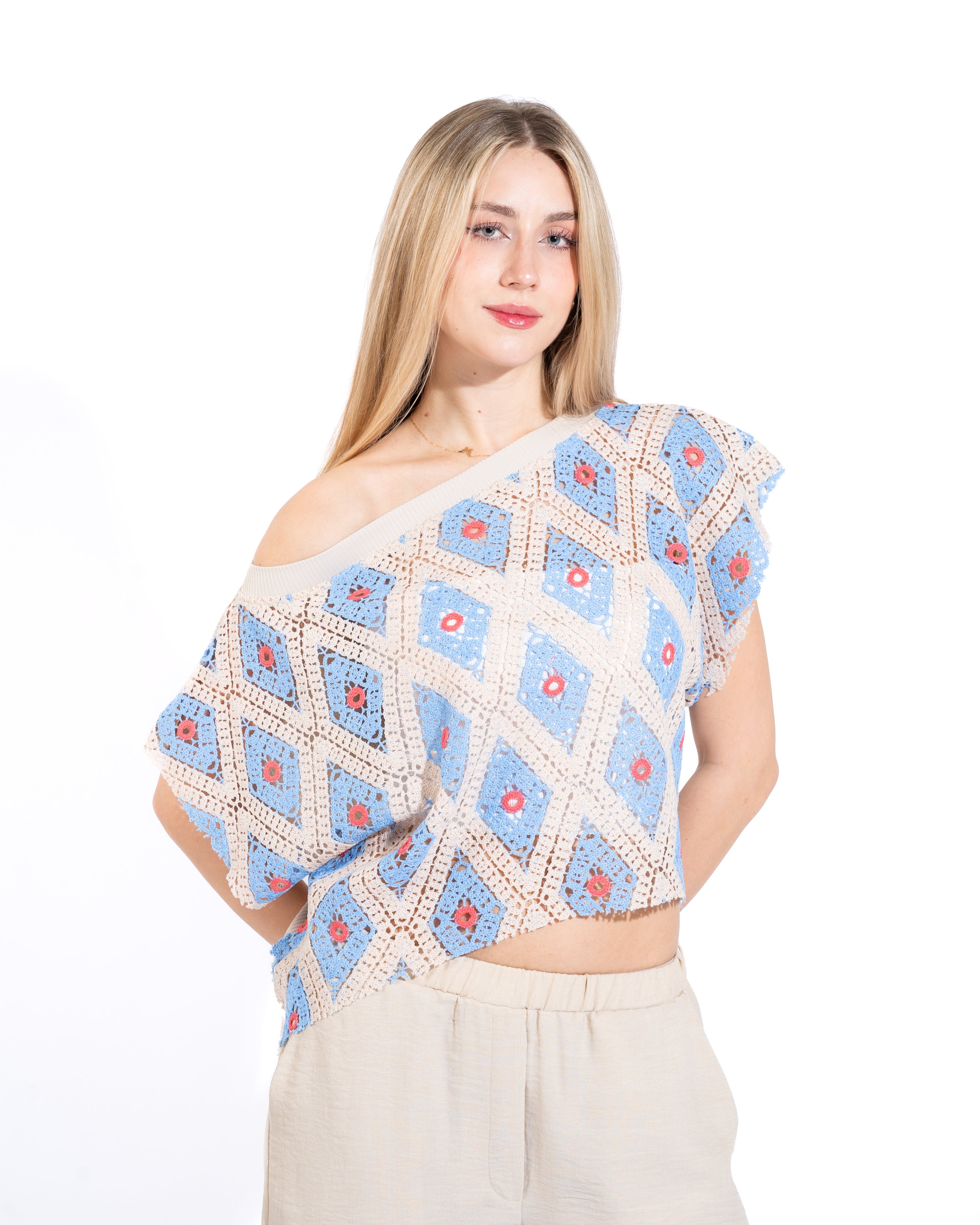 Crochet Granny Square Top