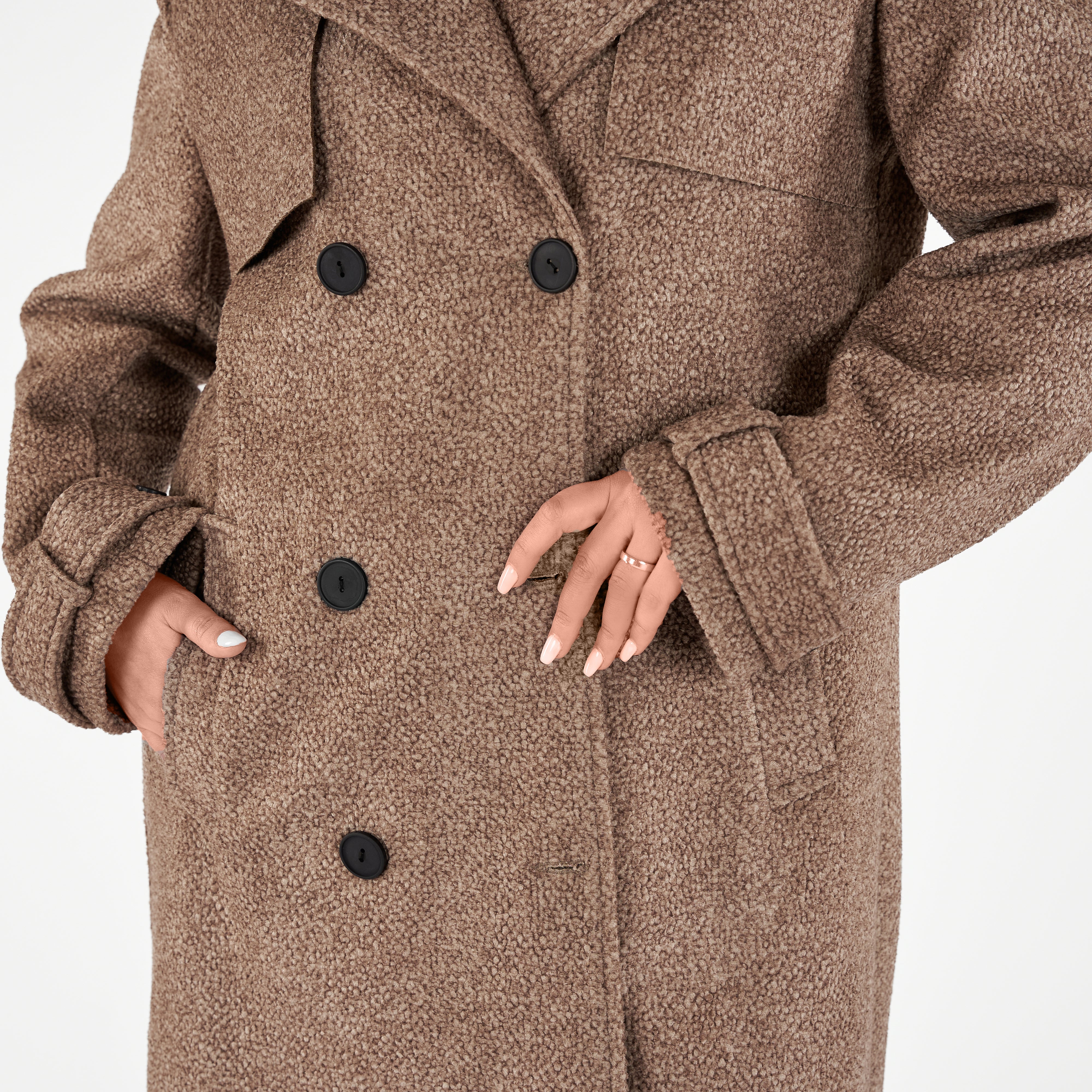 Double Breasted Longline Coat
