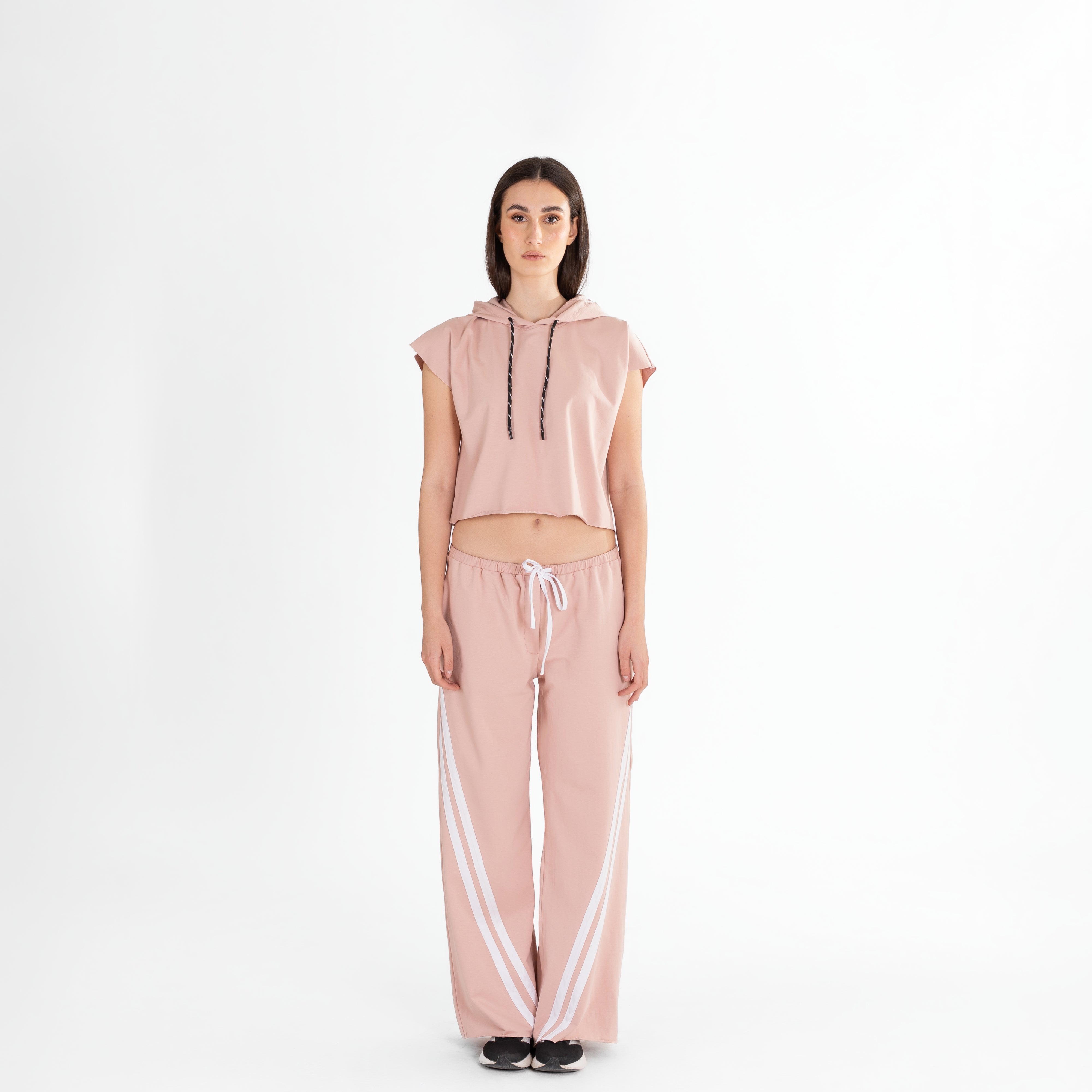 Wide-Leg Track Pants