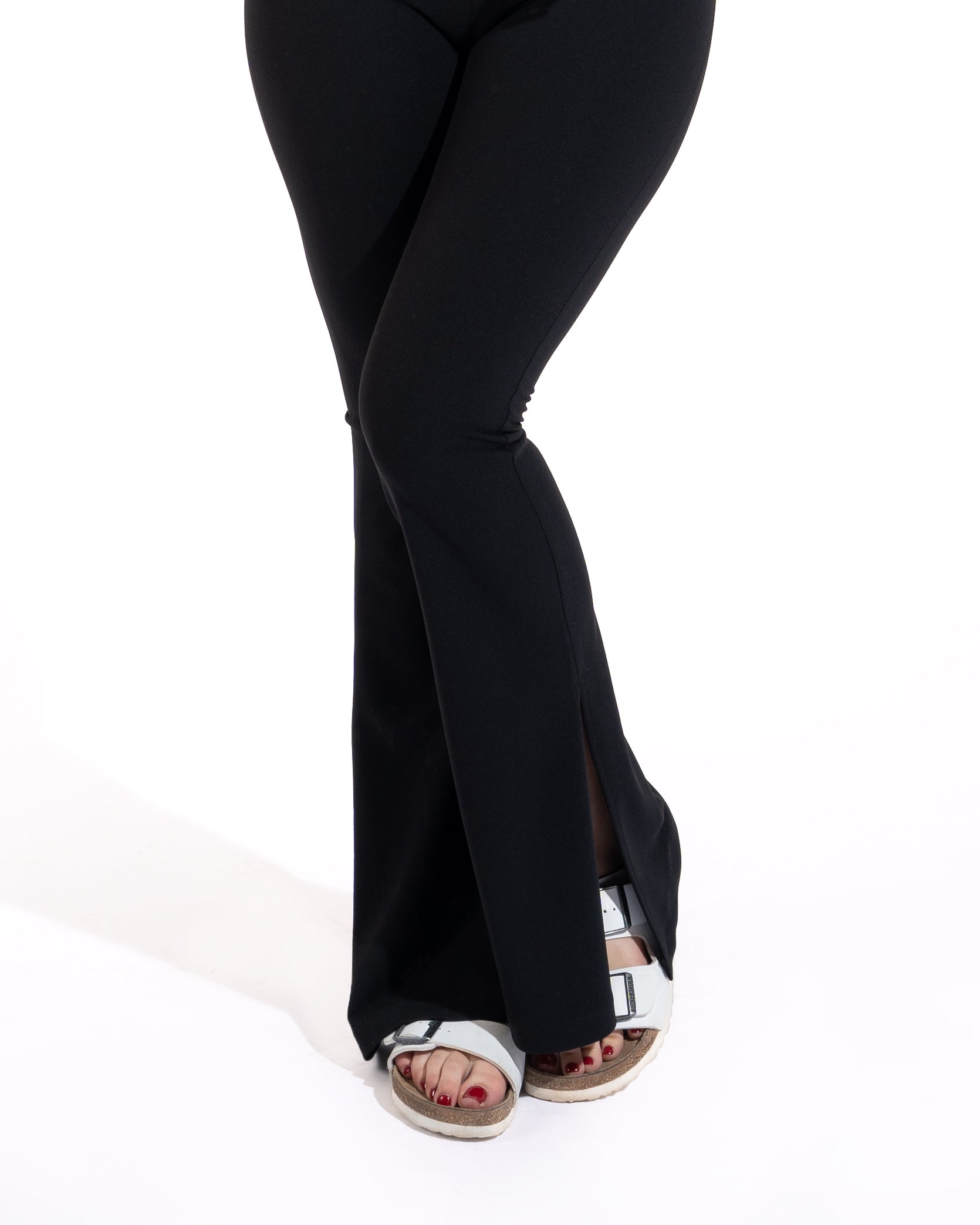 Flared Knit Pants