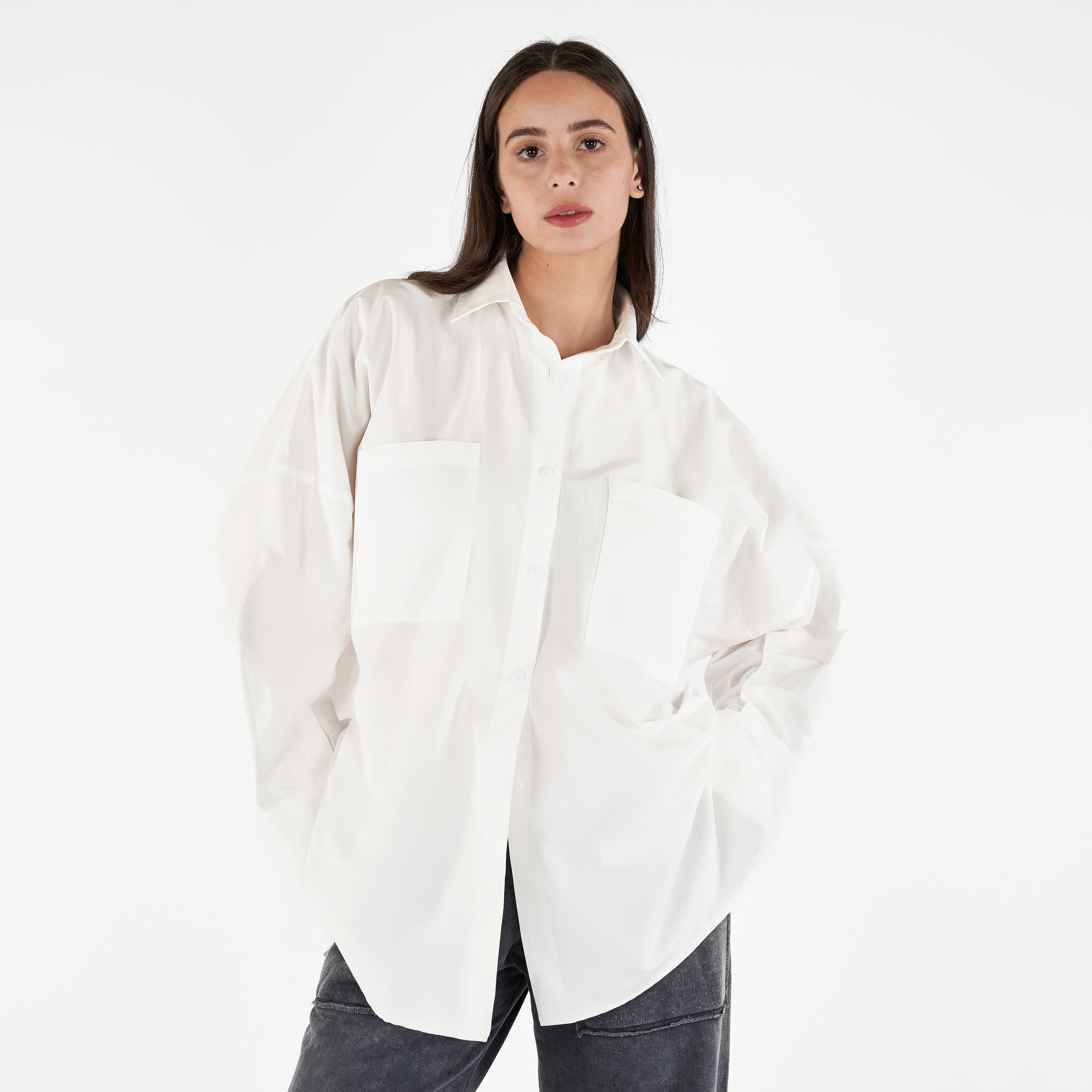 Long Sleeve Oversized Shirt