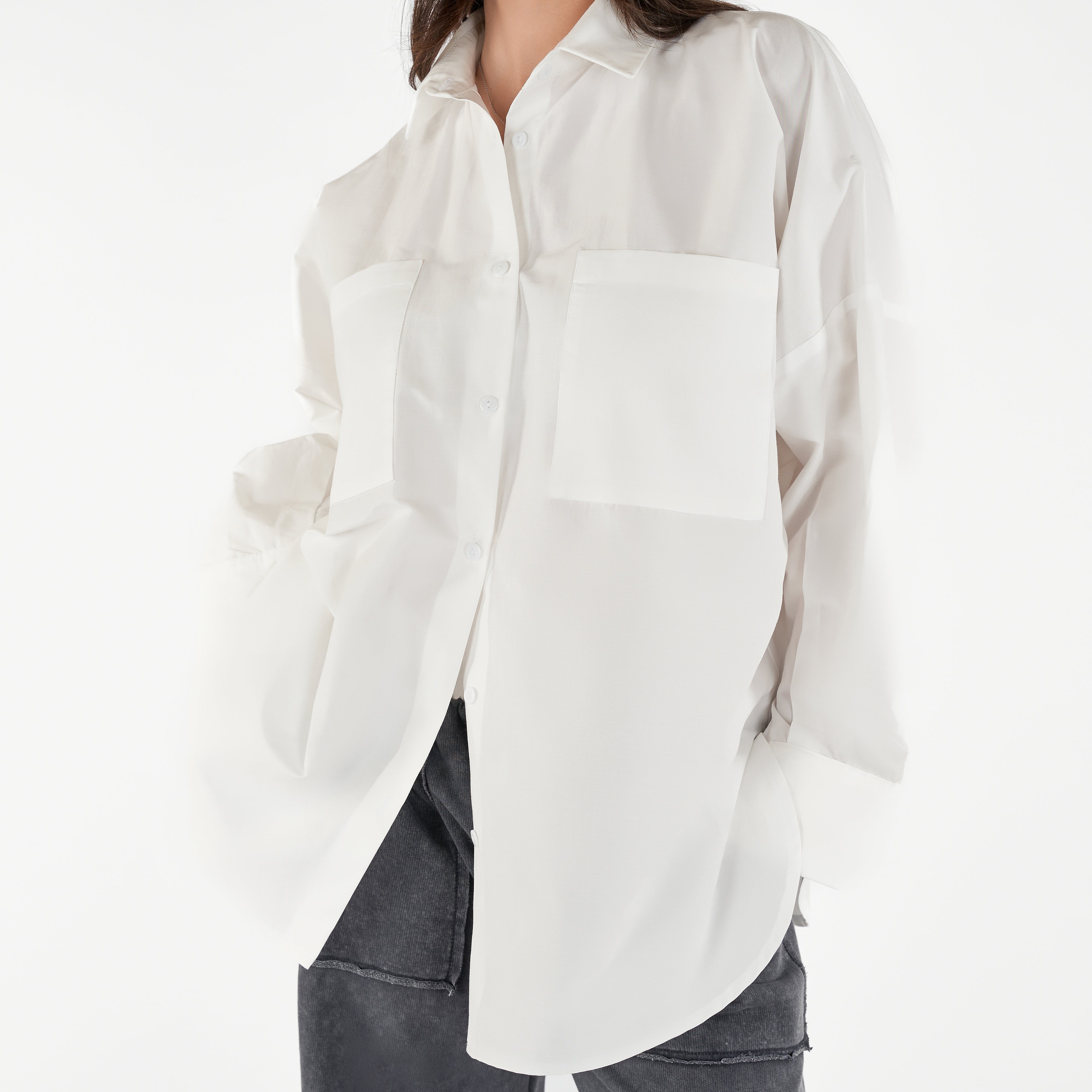 Long Sleeve Oversized Shirt